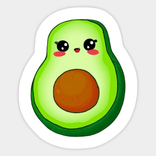 avocado 7 Sticker